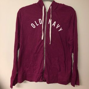 Lightweight Old Navy zip up jacket